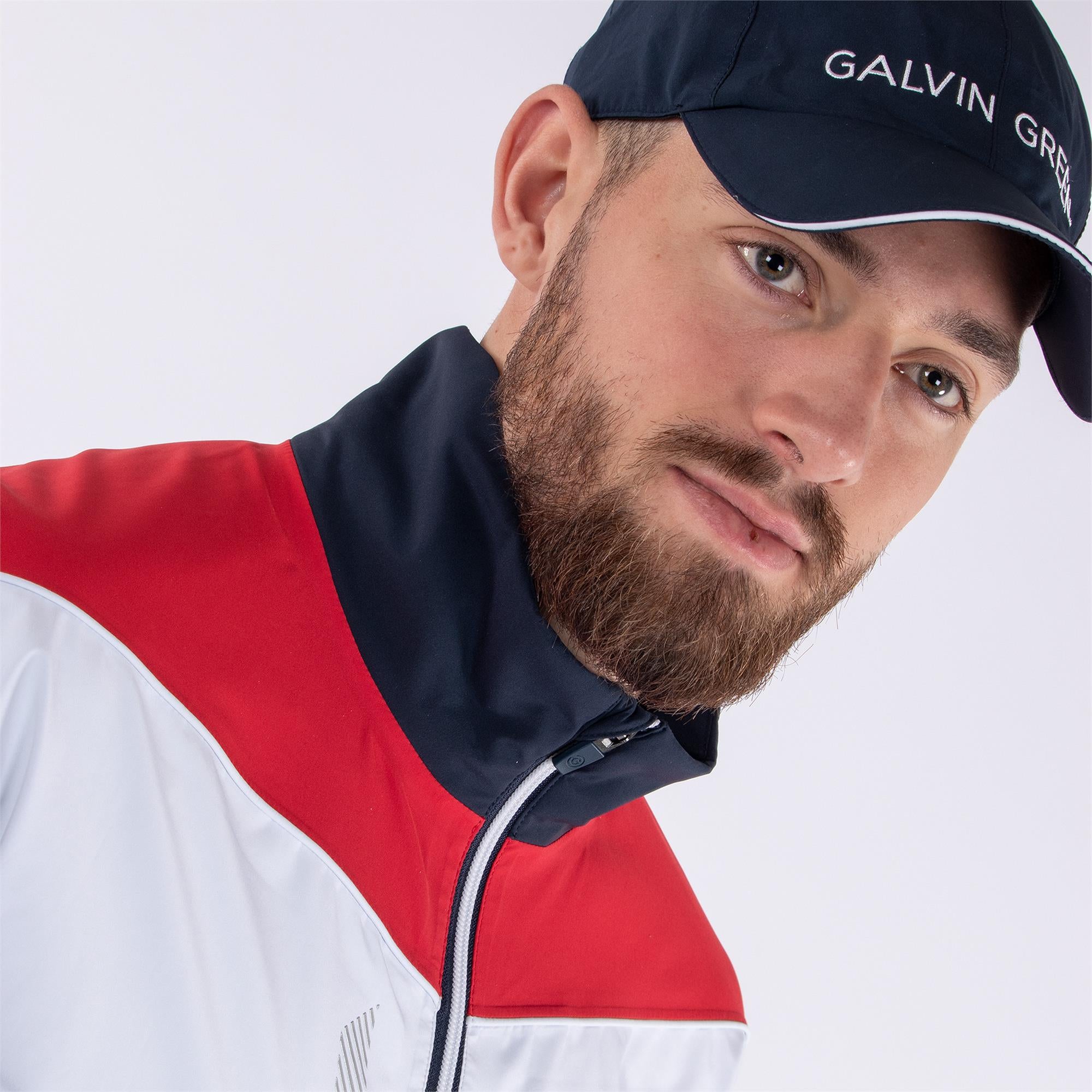 Galvin Green Armstrong Paclite Gore-tex Waterproof Jacket Navy/White/Red